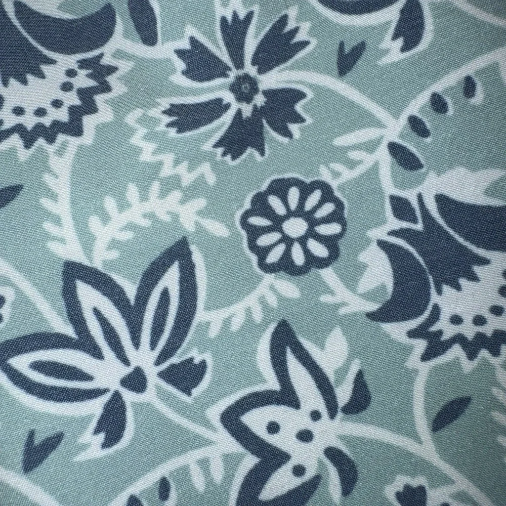 Faherty Swim Trunk Shorts Elastic Tie Floral Green Blue Cream Mens  Sz XL Lined